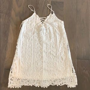Gypsy Rose white eyelet dress